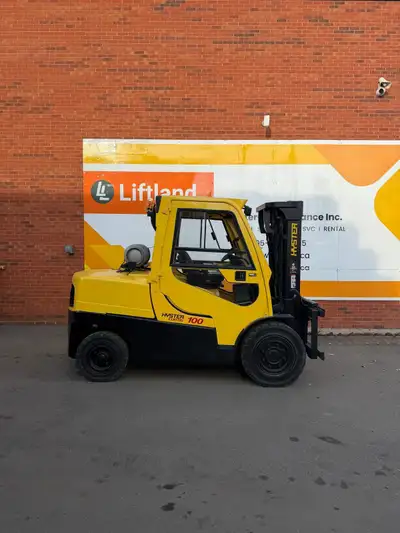 Hyster H100FT Forklift 10,000 lb LPG | Heavy Duty Pneumatic Forklift | 3,000 Hours | $39,500 + tax D...