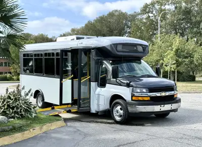 2020 Chevrolet Express 4500 Wheelchair Ramp 22 Passenger including driver BC CVI valid until March 2...