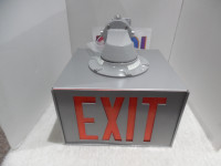 New Lumacell Exit Light Sign Explosion Proof 120V Wall Mount