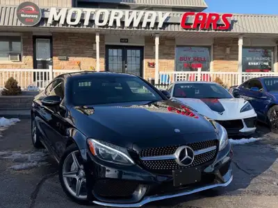 Welcome to Motorway Cars. 2017 Mercedes-Benz C-Class C 300 4MATIC Coupe Bluetooth Keyless Entry Push...