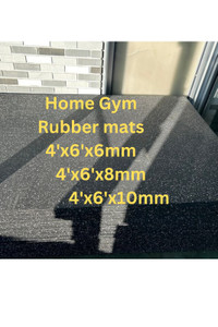 NEW rubber mats