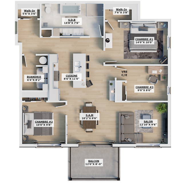 LOGEMENTS NEUFS HAUT DE GAMME À LOUER – 3 ½, 4 ½ et 5 ½ in Long Term Rentals in West Island - Image 14