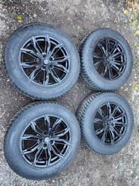 235 60 17 - RIMS AND TIRES - MERCEDES - LIKE NEW - WINTER
