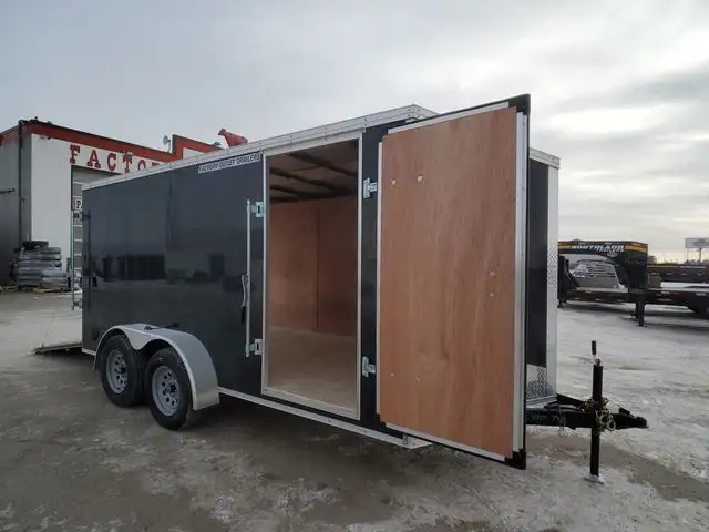 2026 FACTORY OUTLET TRAILERS 7x14ft Enclosed Cargo in Cargo & Utility Trailers in Calgary - Image 19