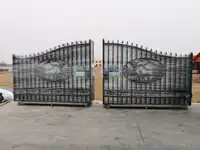 14'/20' Iron Gate, barrier, fences, barrier, barrière, clôture