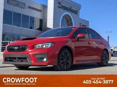 Come see this 2018 Subaru WRX Sport. Its Manual transmission and Intercooled Turbo Premium Unleaded...