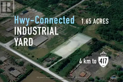FOR LEASE: West Ottawa industrial yard space supporting fleet, equipment, and field operations. 2857...