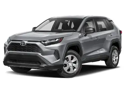 The 2024 Toyota RAV4 LE AWD in a sleek Silver exterior and sophisticated Black interior offers a ver...