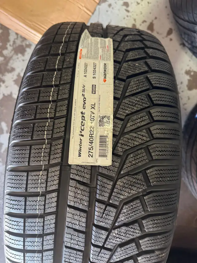 Four New 22 inch 5x127 Sentali Rims w/ 275/40R22 Hankook Winter in Tires & Rims in Oakville / Halton Region - Image 3