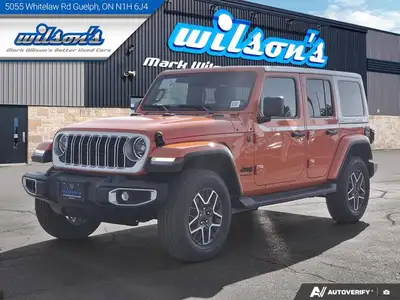 Come see this certified 2026 Jeep Wrangler Sahara 4 Door 3.6L V6 - Whitecap PKG | Leather | Nav | Po...