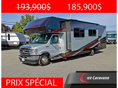 Forest River Sunseeker 3010 2 extension CLASSE C Pacific crimson , ***CRICS HYDRAULICS*** Interieur...