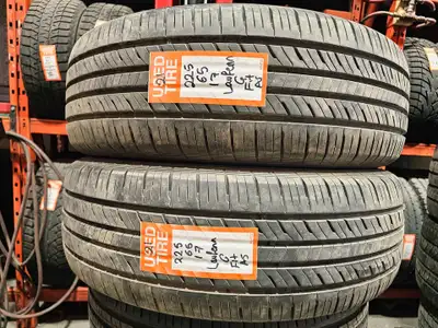 A pair of good used P225/65R17 Laufenn G FIT AS install and balance $250 Loose purchase $100 each Tr...