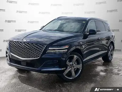 This Genesis GV80 has a dependable Twin Turbo Premium Unleaded V-6 3.5 L/212 engine powering this Au...