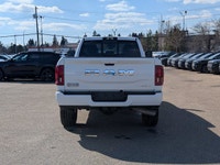 This pre-owned 2025 Ram 2500 Limited Longhorn Crew Cab is finished in Bright White with a distinctiv... (image 4)