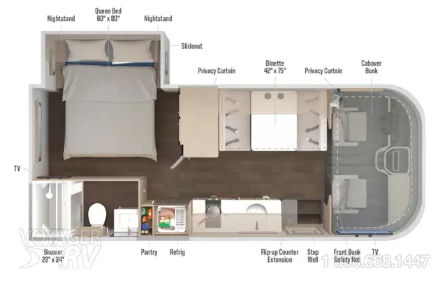 2027 Winnebago Sunflyer 22RS in Travel Trailers & Campers in Kelowna - Image 64