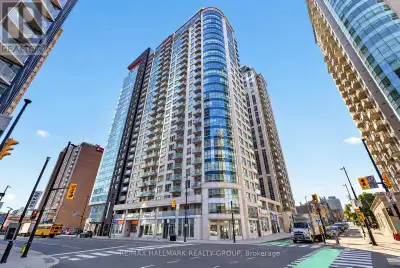 Fully furnished 1-bedroom, 1-bathroom condo with a private balcony at 242 Rideau Street, right in th...