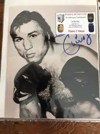 LOOK (  GEORGE CHUVALO  ) Signed 8' x 10 ' Autograph. Only $375