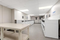 Fully renovated spacious suites with kitchen featuring chrome accents, laminate countertops, new ove... (image 7)