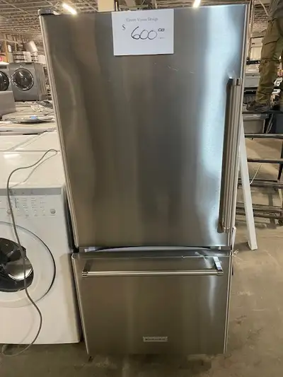 Réfrigérateur stainless 30'' congélateur en bas Kitchen Aid, View more