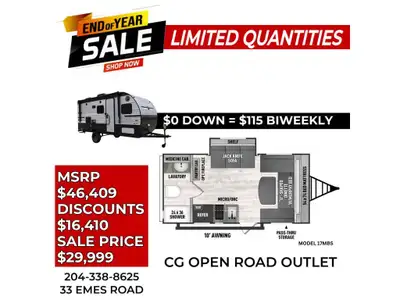 2023 Coachmen 17MBS NEW NON CURRENT CLEAR OUT SALE !!! NEW 2023 Coachmen Viking 17MBS Visit us today...