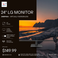 LG 24MP40A-C 24" IPS Full HD Monitor in Brantford, ON