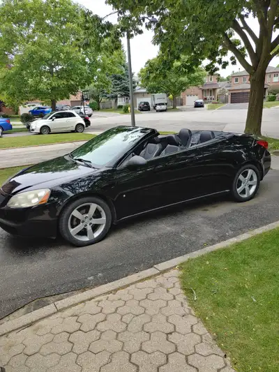 2007 Pontiac G6 GT Convertible 130000 km. Absolutely no rust. New brakes, new tires, new rear shocks...