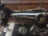 Rare Vintage 1900's Frister & Rossmann Sewing Machine WORKING