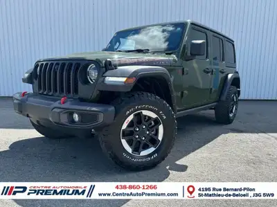 2022 JEEP WRANGLER UNLIMITED RUBICON 2.0L TURBO L4 4X4 Financement Bancaire 1e 2e 3e chance Disponib...