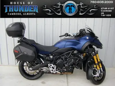 2019 Yamaha NIKEN GT: Fitted with a range of touring equipment, this Leaning Multi?Wheeler brings ad...