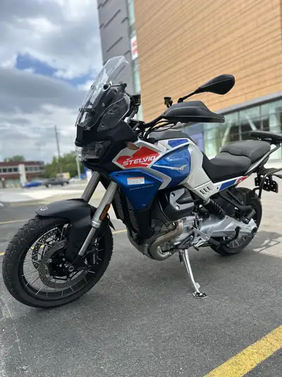THE NEVERENDING JOURNEY Stelvio, the Moto Guzzi modern adventurer tourer, is designed to accompany y...
