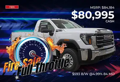 WAS: $84684 NOW: $80995Sierra 2500 SLE REG Cab 4WDPreferred Equipment Group|Floor Liners AND Tonneau...