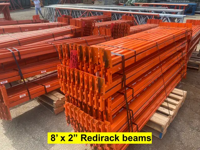 Used 96” redirack pallet racking beams - 1000’s in stock | Other ...
