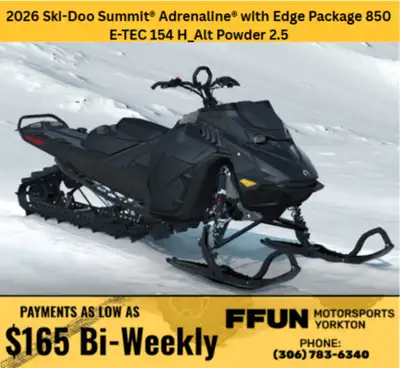 PRICE DOES NOT INCLUDE PDI/ FFUN ADVANTAGE/ TAXES Save $2500 OR get 3yrs warranty OR financing as lo...