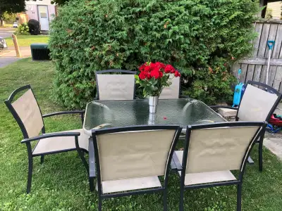 Outdoor table and the chairs, View more