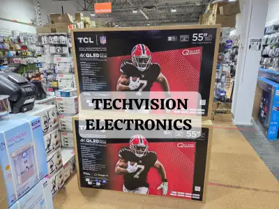 TCL 55" 4K QLED GOOGLE TV MODEL 55Q651G-CA, View more