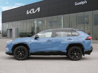 The highly anticipated 2025 Toyota RAV4 Hybrid XSE, a striking light blue Sport Utility with a sophi... (image 2)