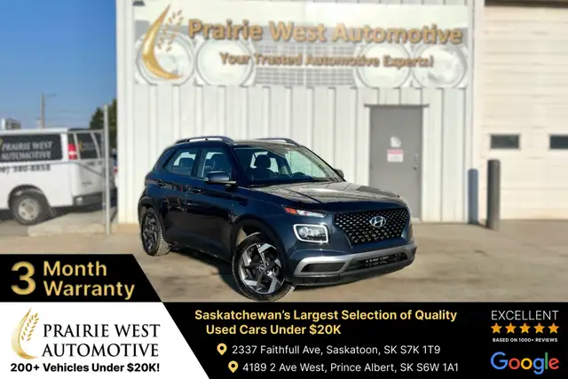 2021 Hyundai Venue Ultimate | Command Start | Low KM
