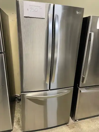 Réfrigérateur stainless portes françaises LG, View more