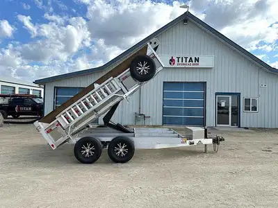 2026 Nordtek Trailers Aluminium 12' Dump 10K TrailerMade in Canada! Features may include: 6 foot sid...
