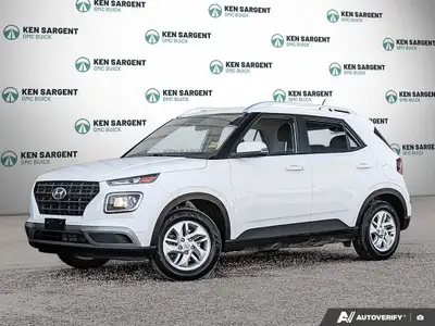 The 2023 Hyundai Venue Preferred is a dynamic White SUV, engineered with the efficiency of a Front-W...