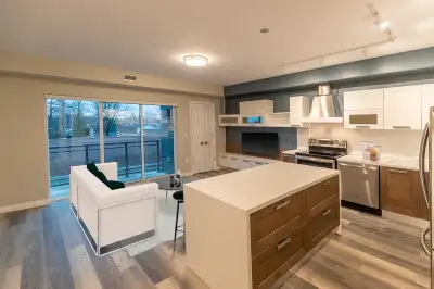 Suite Amenities Air conditioner Fridge Stove Washer in suite Dishwasher available Balconies Ceramic...