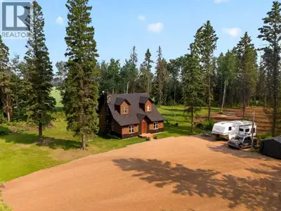 Escape to the perfect blend of privacy and convenience with this stunning 10-acre cabin-style acreag...