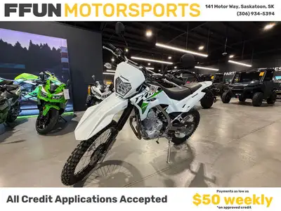 Price, plus freight, PDI, fees and taxes. 2026 Kawasaki KLX 230 . .