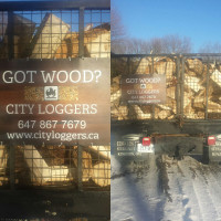 Whitby Oshawa Seasoned Hardwood Firewood Delivery Sale