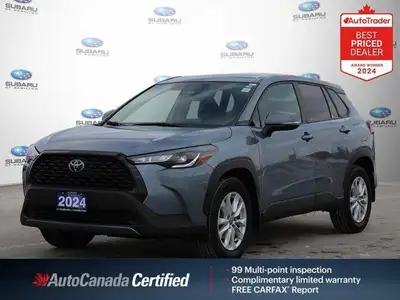 New Price! 2024 Toyota Corolla Cross LE AWD CVT 2.0L 4-Cylinder DOHC 16V HEATED STEERING WHEEL, HEAT...