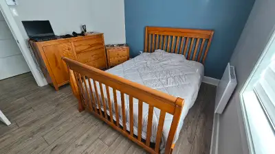 ENSEMBLE MOBILIER CHAMBRE + COMMODE + CHEVET, View more
