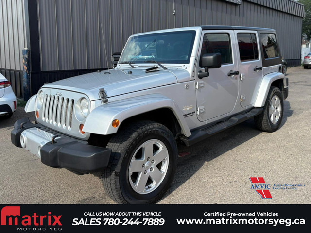 2011 Jeep Wrangler Sahara unlimited 4wd in Cars & Trucks in Edmonton