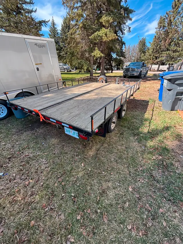 Double Wide Tandem Trailer (12 x 8 ) in Cargo & Utility Trailers in Saskatoon - Image 3