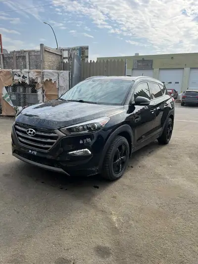 This 2016 Tucson is completely for parts has everything including the engine it does runs but has no...
