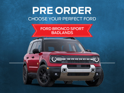 360 Camera, Heated Steering Wheel, Remote Start, Fog Lamps, Heated Seats! The 2026 Ford Bronco Sport...